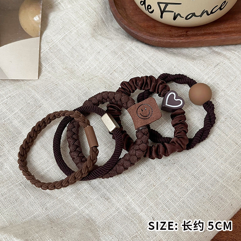 Wholesale Hairband Girls Heart Thick Five-piece Set